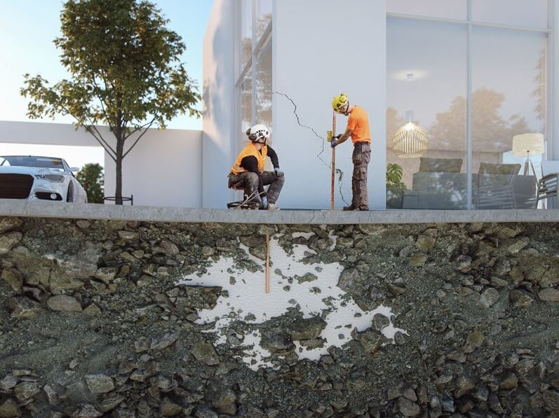 Stoppa sättningen Stoppa sättningen